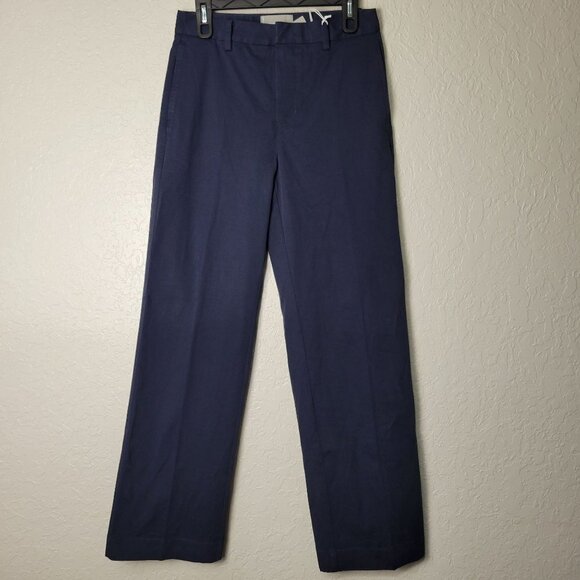 Everlane Men's Navy Blue Performance Sweat Wicking Stretch Flat Front Chino Pant - Picture 4 of 9